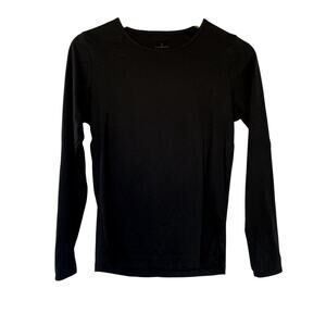 CuddlDuds climate smart black long sleeved thermal shirt women's size medium